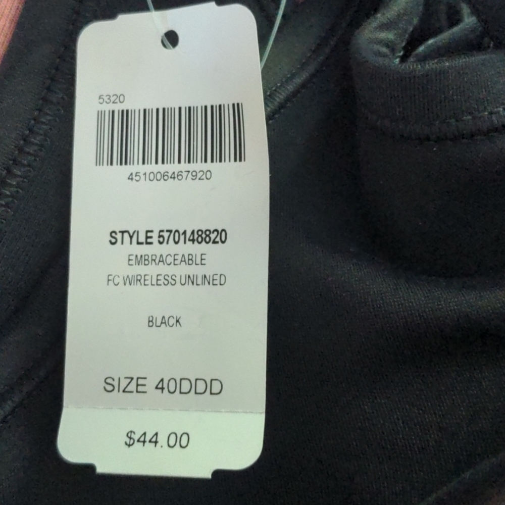 Soma intimates black bra 40DDD